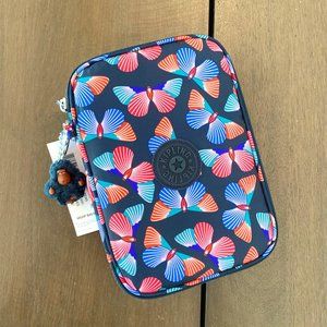 NWT Kipling 100 Pens Printed Case Bag Pouch